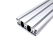 Profilo alluminio 40x120L scanalatura 8 I leggero 100-2.900 mm profilo alluminio anodizzato argento