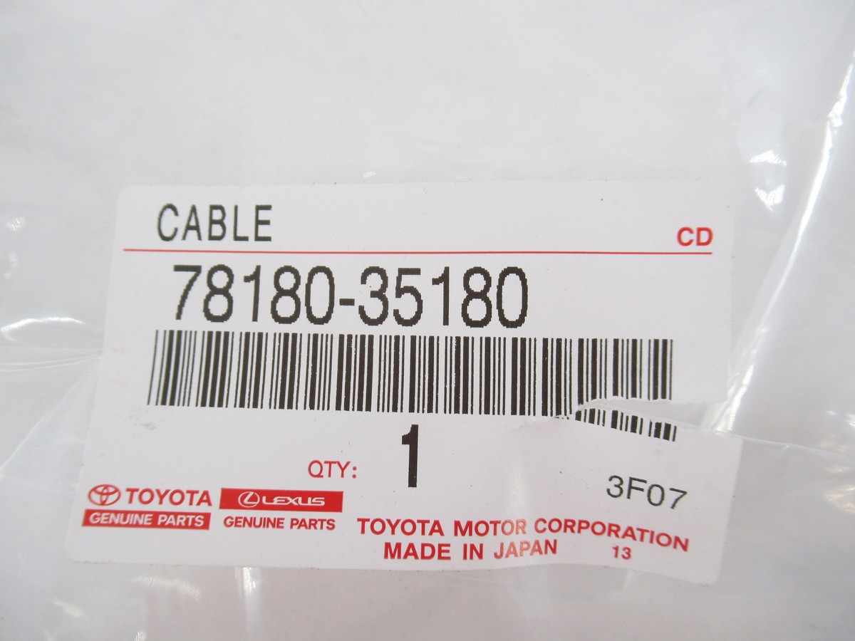 Genuine OEM Toyota 78180-35180 Accelerator Cable Assy 1991-1995