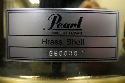 Pearl Brass Shell 14x3.5 Snare Drum | eBay