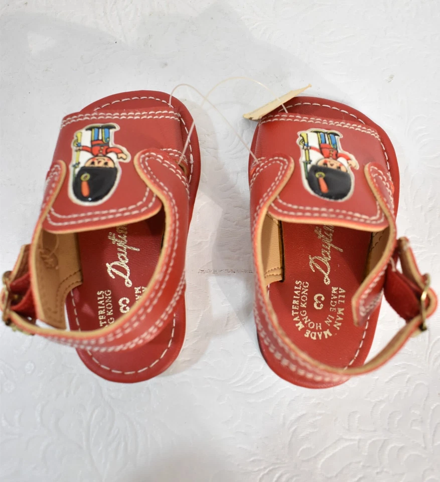 Sandalias Daytimer's Bebé Niño Rojo Talla 3 Vintage Batería Niño Foto 4 de 4