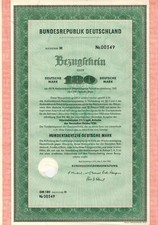 Bezugschein - Bundesrepublik