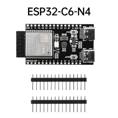 ESP32-C6 WiFi Bluetooth Development Board ESP32-C6-WROOM-1 Module Dual TYPE-C - Picture 28 of 30