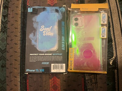 Premier Accessory Group PSV-IPXRBL iPhone 11/XR Sand Vibes Glow In Dark Flowing