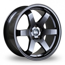 18" BOLA B1 ALLOY WHEELS TO FIT FORD VOLVO JAGUAR RENAULT GLOSS GUNMETAL
