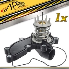 A-Premium Thermostat Housing Assy w/ Seal for Audi A4 Quattro A5 Q5 Q7 SQ5 VW