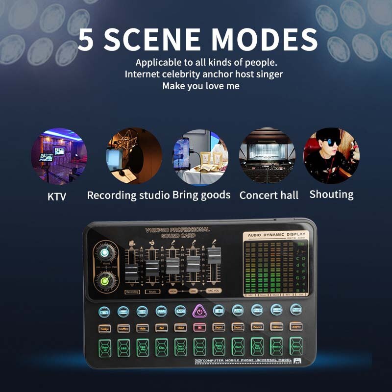 Complete Home Studio Recording Kit Mixer, Condenser Mic for Music/Podcast eBay