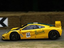 Cars 1995 mclaren f1 gtr race racing supercar f 1 Desk Mat Stitched