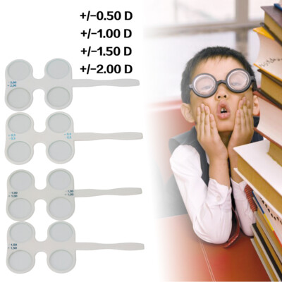 4 Units Plastic Confirmation Flippers Optical Flipper Optometry Ophthalmic US