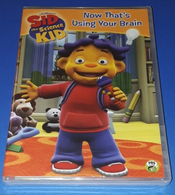 SID THE SCIENCE KID: Now That's Using Your Brain DVD - 2014 NEW Sealed PBS Kids 