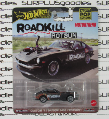 Hot Wheels 2023 MotorTrend Roadkill Custom 1971 '71 DATSUN 240Z
