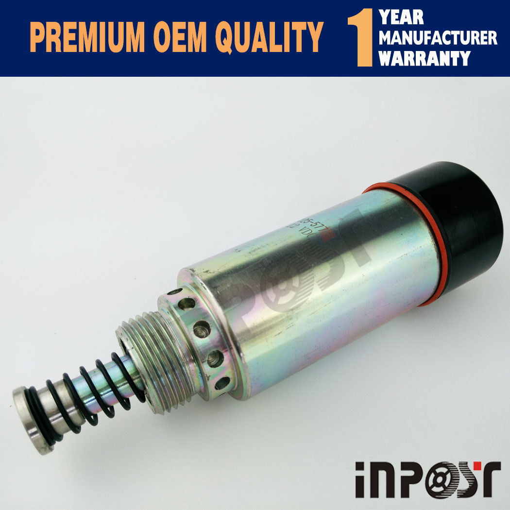 12V 1255771 Fuel Shutoff Solenoid For Caterpillar CAT 3114 3116 3126