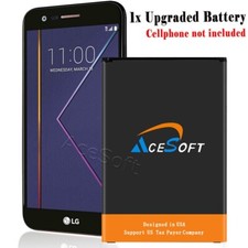 High Capacity AceSoft 3920mAh Replacement Battery f LG K10 2017 M25O M250N Phone