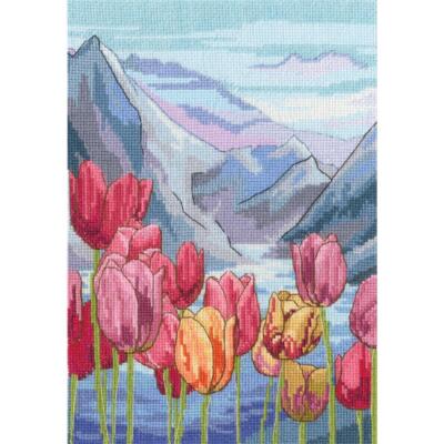 RTO Kreuzstich Set ''Im Moment, Tulip'', Zählmuster, 16,5x24cm