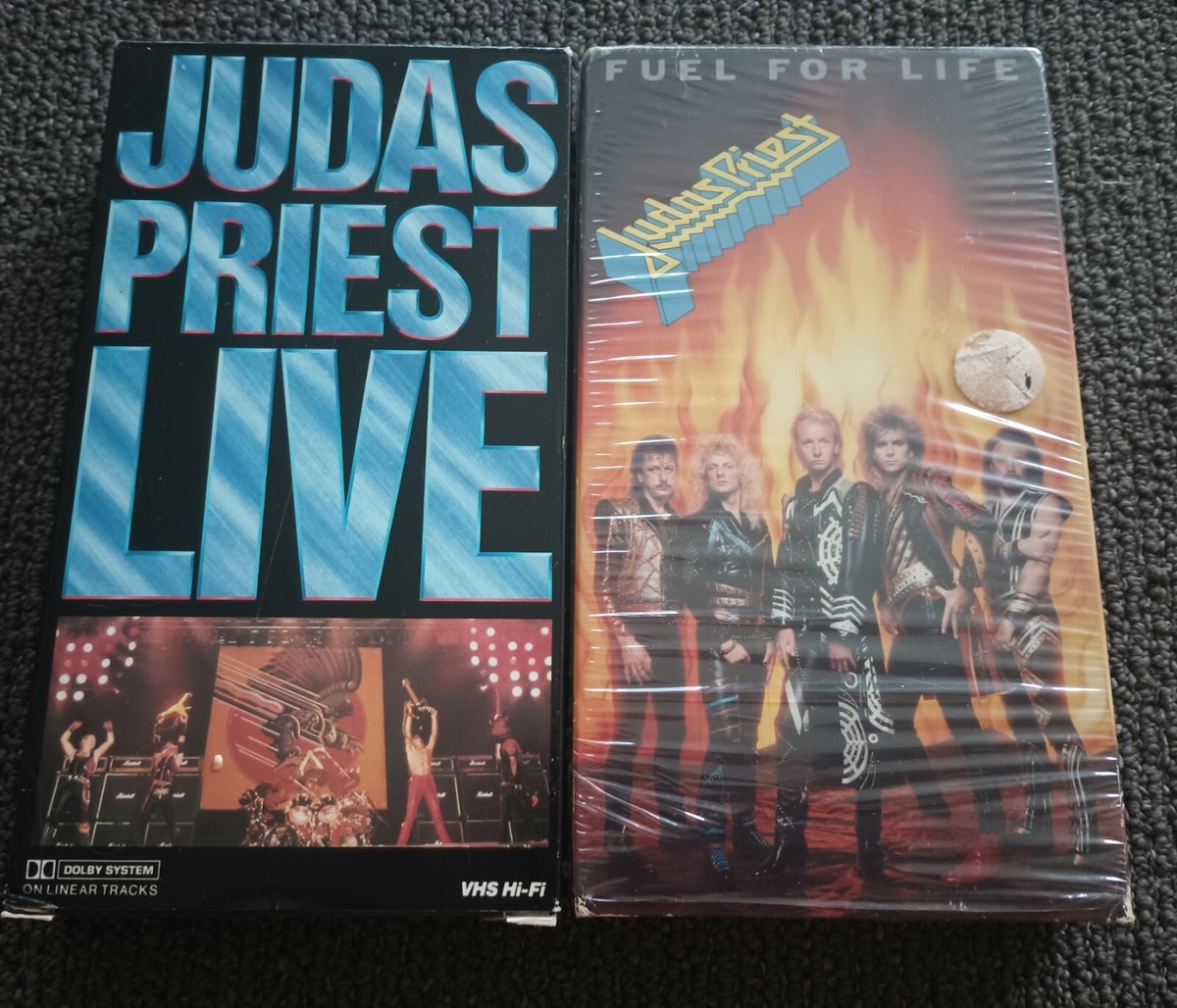 JUDAS PRIEST VHS COLLECTIBLES LOT/LIVE/FUEL FOR LIFE 10 CLASSIC