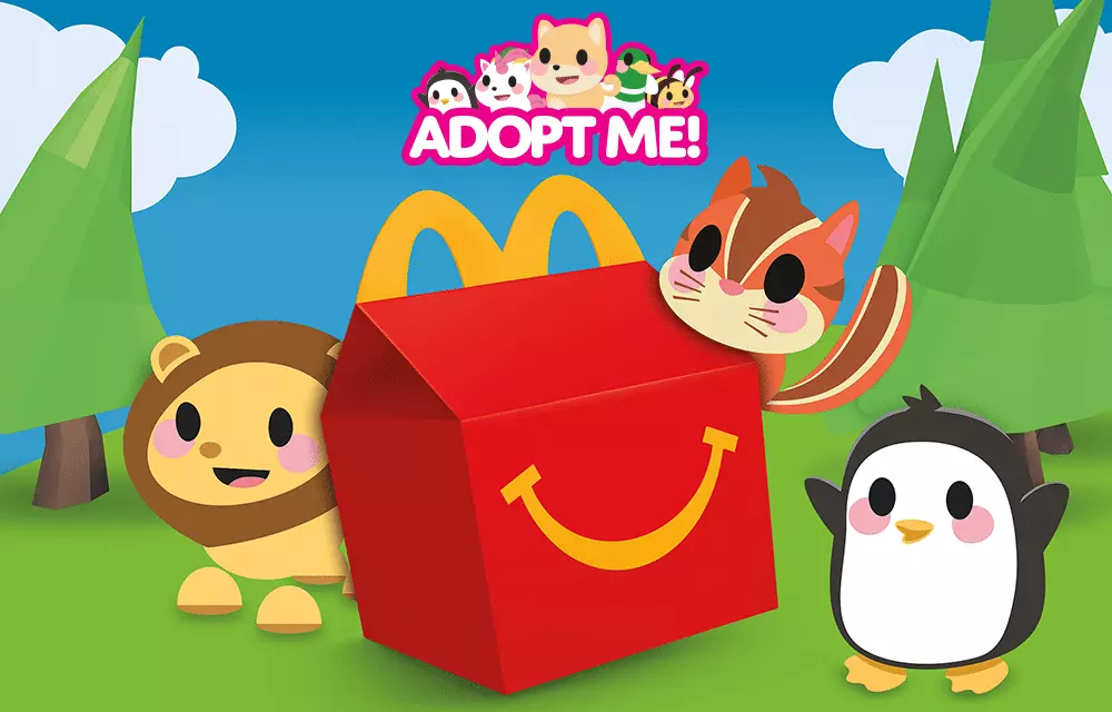 Roblox Adopt Me! McDonalds Happymeal Toy AUSTRIA Exclusive