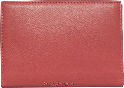 passport case new leather passport cover red wallet credit card case ID holder - Picture 2 of 12