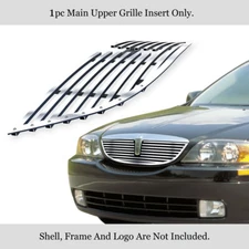For 2000-2002 Lincoln LS Main Upper Stainless Steel Chrome Billet Grille Insert
