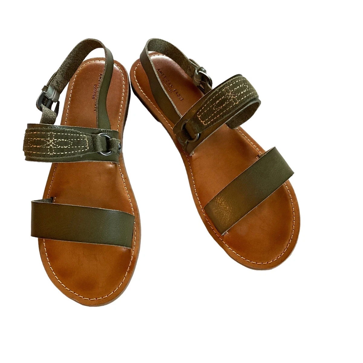 Aggregate 152+ olive green flat sandals super hot vietkidsiq.edu.vn