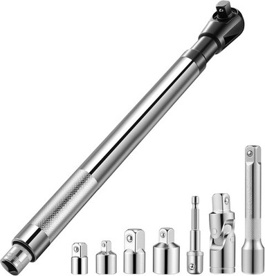 1/2'' Offset Extension Wrench Impact, Socket Wrench Extender Tool for Electric