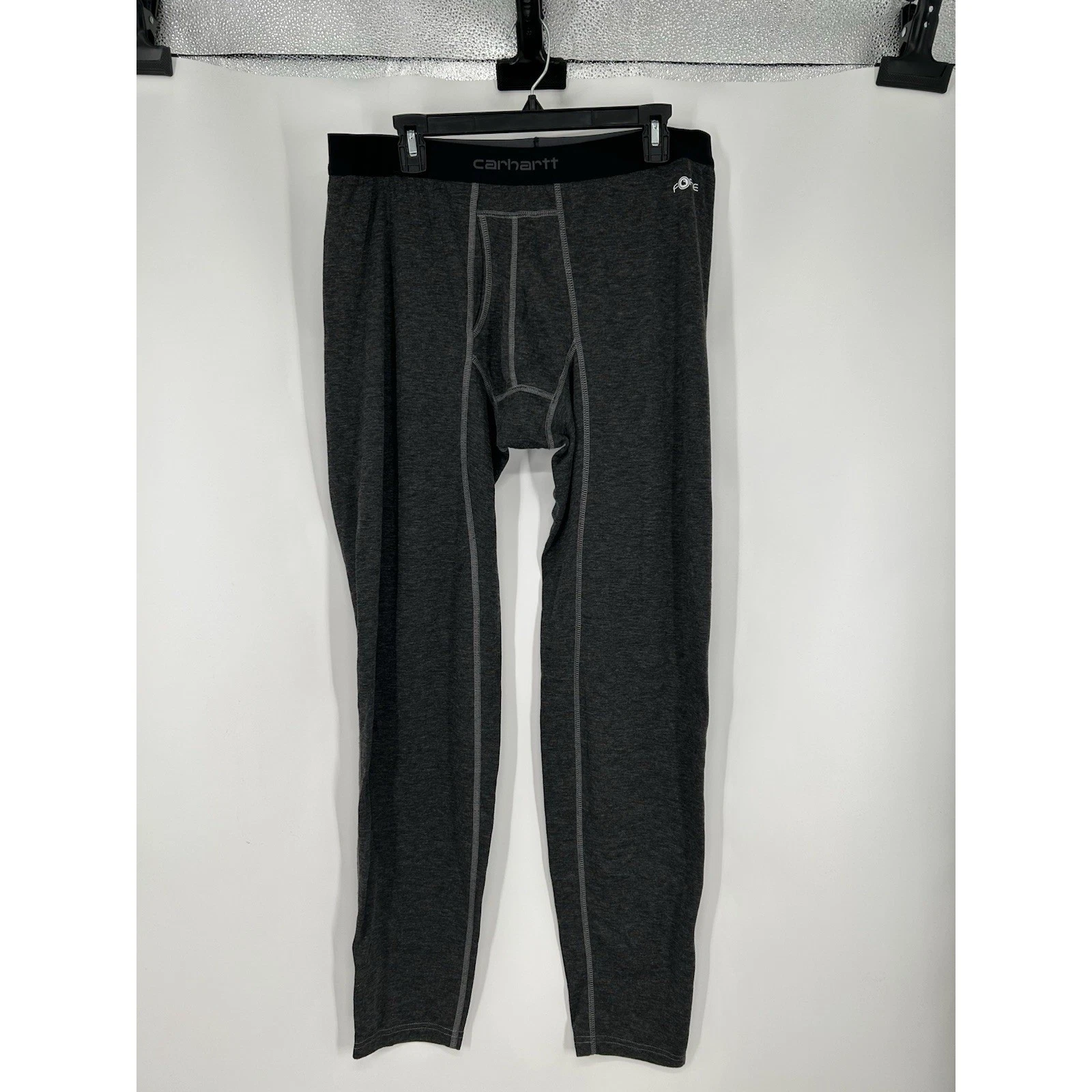Carhartt Force Base Layer Thermal Pants Wool Compression Grey Mens XL Tall XLT