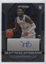 2023-24 Panini Prizm Draft Picks Draft Picks Auto Leaky Black #DPA-LBK Auto 6u3