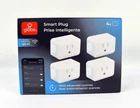 Globe Electric Wi-Fi Smart Plugs 4-Pack, Voice Control, No Hob Required
