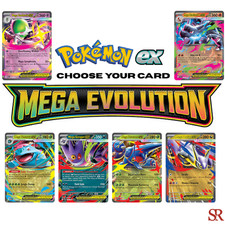 Pokemon EX Mega Evolution Choose Your Card  Complete Your Set Double Rare TCG