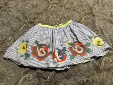 Mini Boden Spring Floral Appliqu Skirt Size 7-8Y