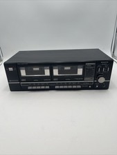 Vintage Sanyo RD W660 Double Stereo Cassette Deck. Read