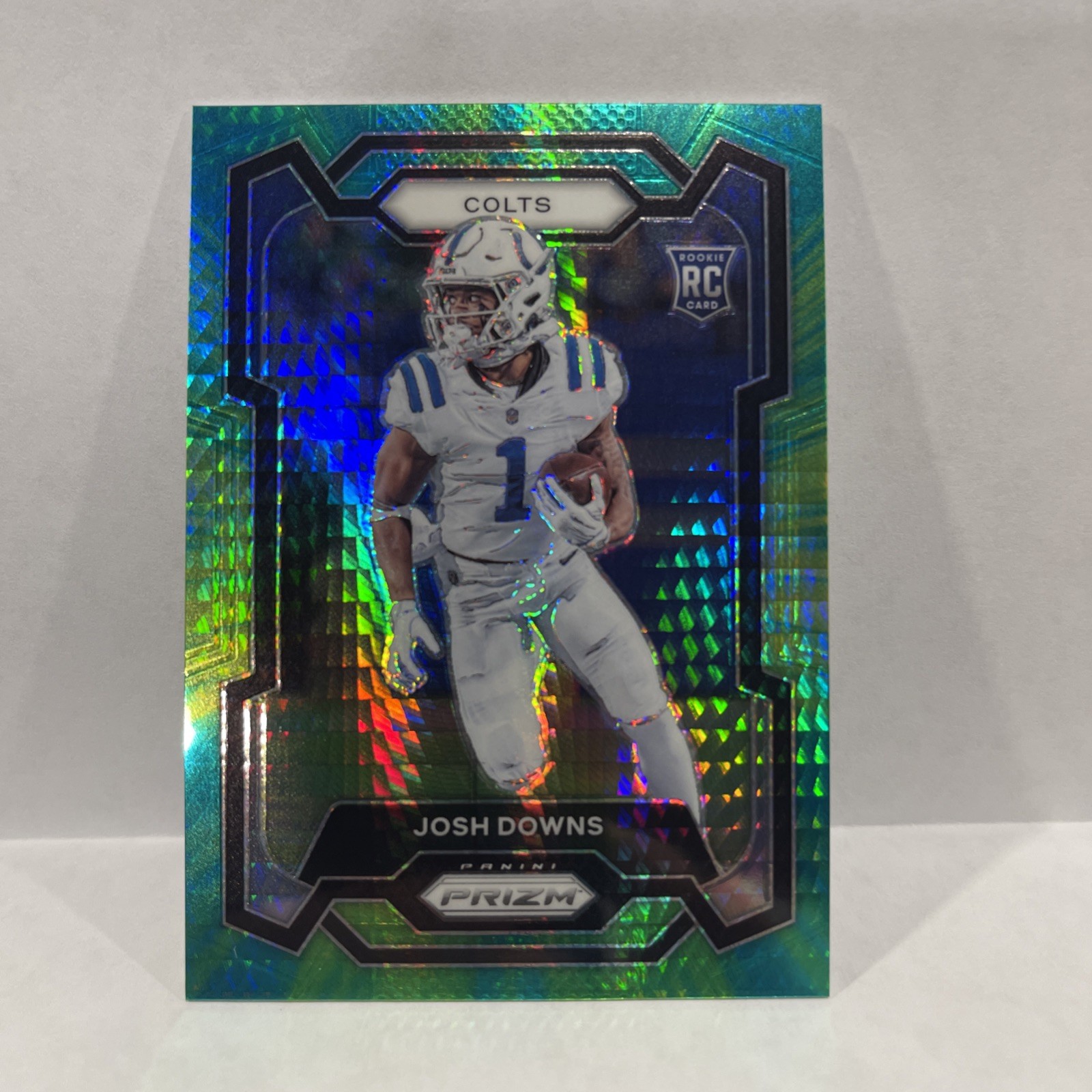 2023 Panini Prizm RC 101/175 Josh Downs Hyper Prizm #345