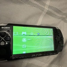 Sony PSP 3000 Slim Black Handheld Game System Tested Working