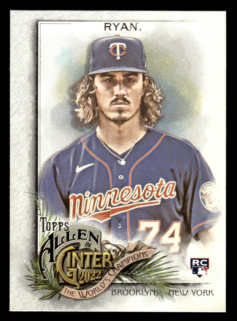 2022 Topps Allen & Ginter #170 Joe Ryan Rookie Card Minnesota Twins