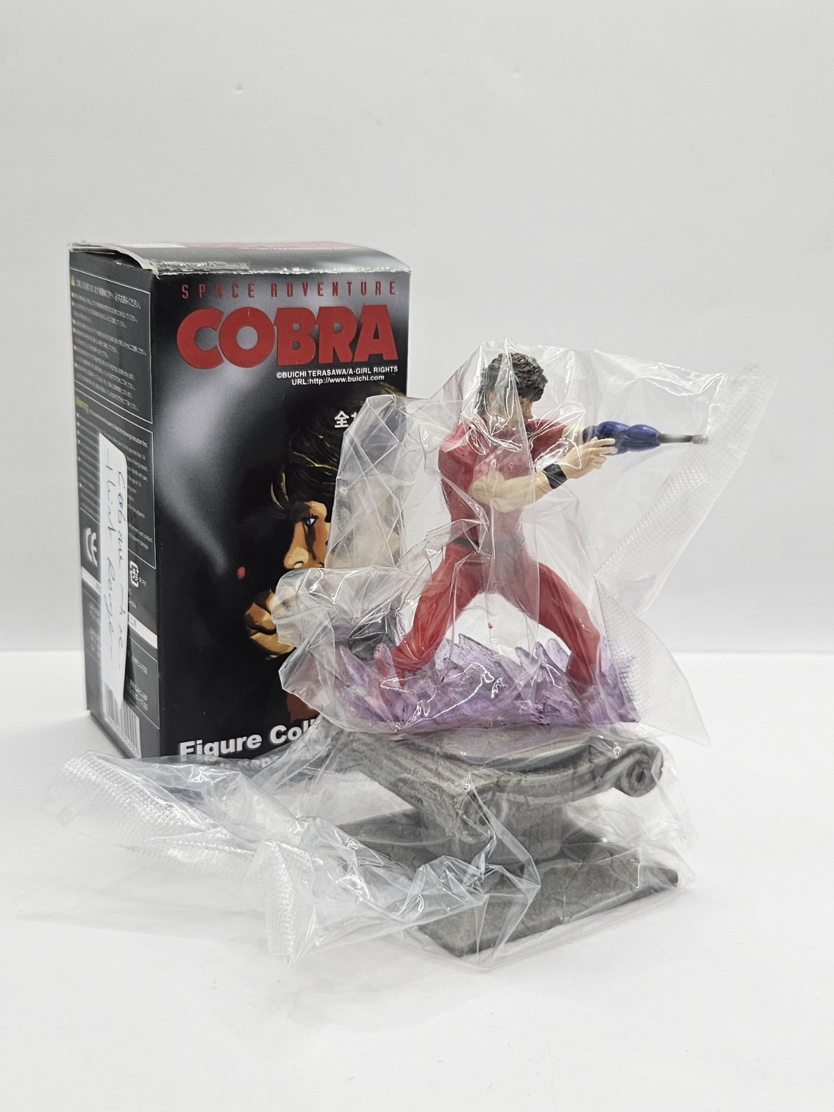 Buste Cobra Space Adventure avec rayon delta Psycogun rouge en PVC Happinet 2008