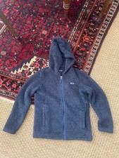 Patagonia Kid  s Los Gatos Fleece Hoody. Blue, Size 12, great condition 