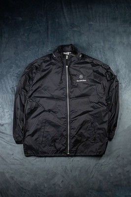 Vintage Mercedes Benz Windbreaker Jacket Slazenger Motorsport Car Lover Mens XL