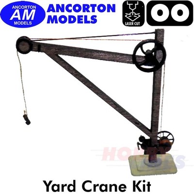 YARD CRANE Trackside Item Laser Cut Kit OO Maßstab 1:76 Ancorton Models 00YC1