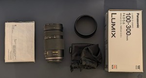 Panasonic Lumix 100-300mm f/4-5.6 G Vario Mega O.I.S. Zoom Lens - Excellent