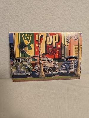 7up Greeting card Original Vintage Antique Display Memorabilia
