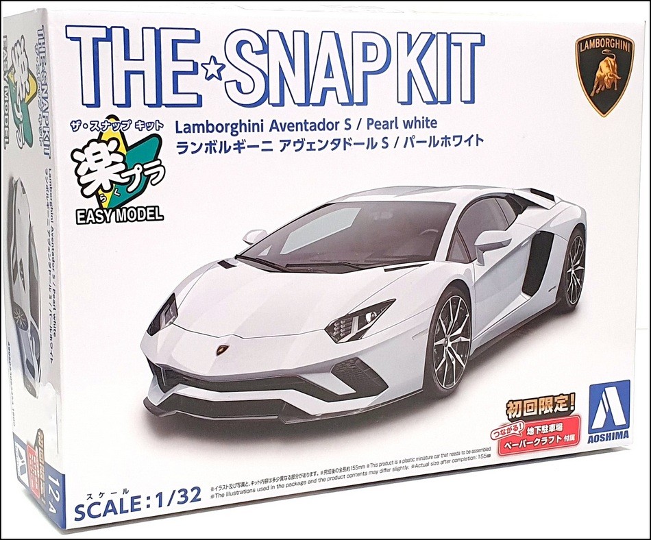 Aoshima 1/32 Scale Snap Kit 063453 - Lamborghini Aventador S