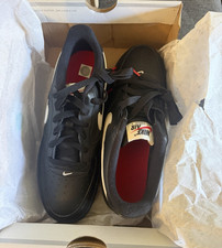 Nike Air Force 1 Low Top Sneaker Black/White ...