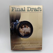 Final Draft Professional Scriptwriting Software Version 8 MAC Windows PC CD 2009