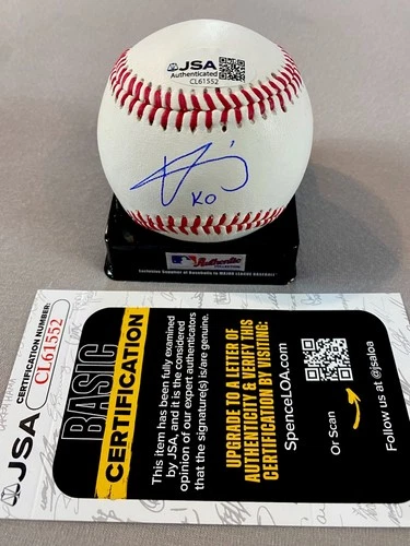 LOS ANGELES DODGERS- CHING-HSIEN KO AUTOGRAPH ROLB BASEBALL JSA CL61552