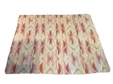 Ralph Lauren Cotton Aztec Southwest Throw Blanket USA Made Vintage 80x64" READ
