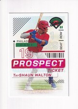 2024 Panini PROSPECT EDITION TaySHAUN WALTON (B)