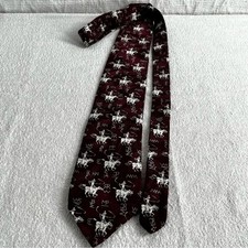 Rockmount Ranch Wear Vintage 1999 100 Silk Tie Red Roper Cowboy USA Ltd Ed 452