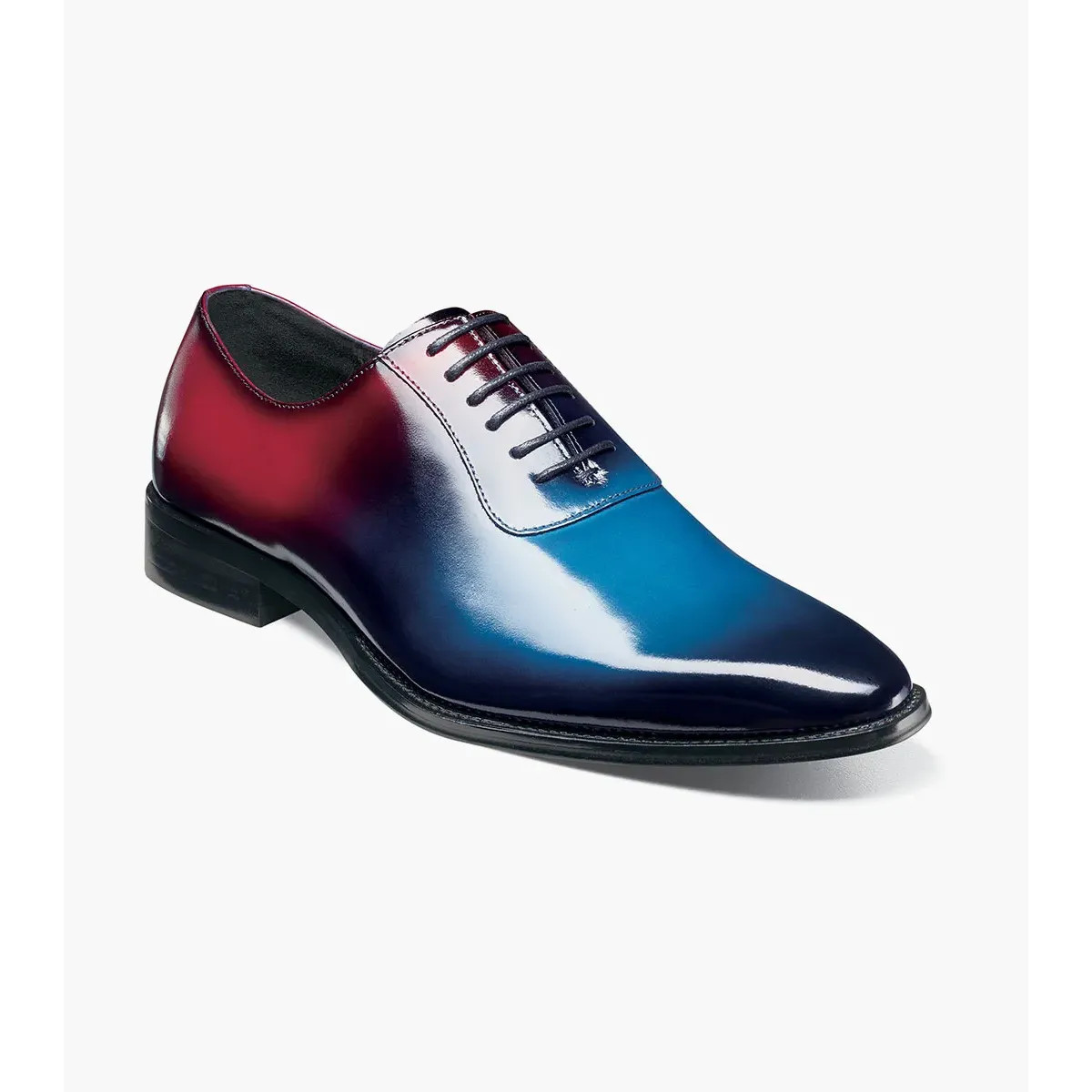 Stacy Adams Shaffer Plain Toe Oxford Shoes Calf Leather Navy Multi 25763-492 24090₽