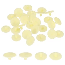 300Pcs 3x13mm Plastic Hole Plugs, Cabinet Round Screw Caps Cover, Beige