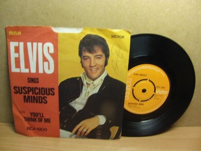 Elvis Presley   Suspicious Minds 1969 7  RCA 1900 PS