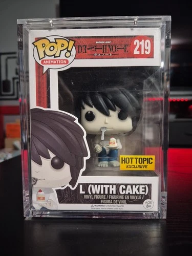 Funko Pop! Animation Death Note L (with Cake) 219 Hot Topic Exclusive. MUST SEE!