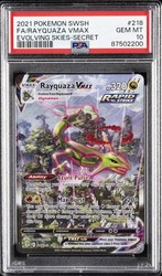 Rayquaza VMAX Alternate Art Secret Rare - 218/203 - Evolving Skies